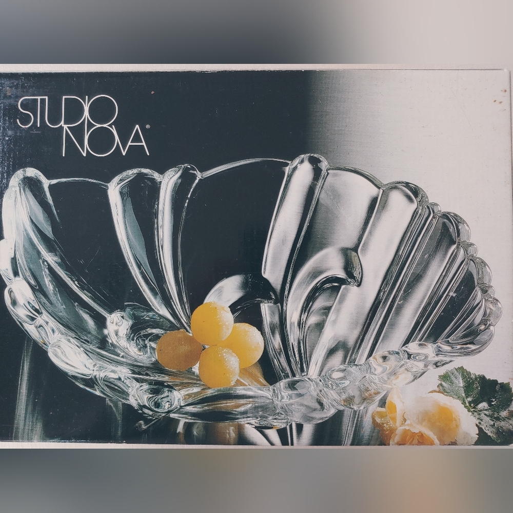 EUC Dish Glass Serving Studio Nova Boxed